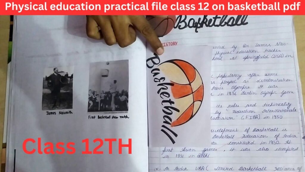 Physical education practical file class 12 on basketball pdf download